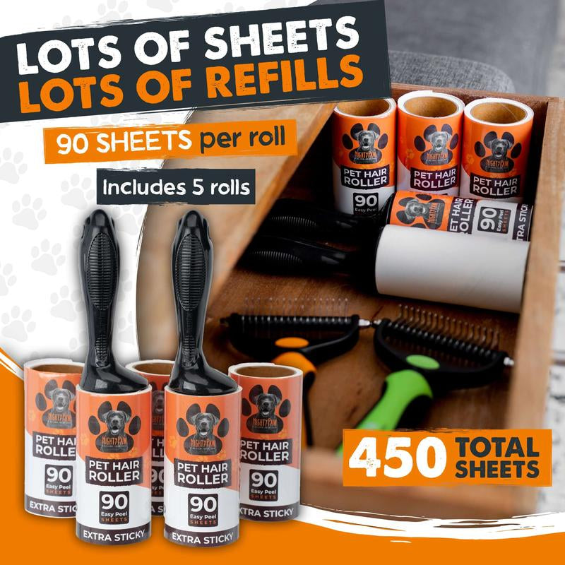 Mighty Paw Pet Hair Roller with 360 Cleaning Power