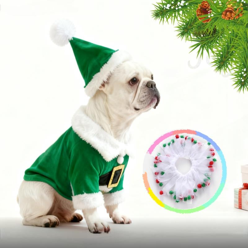 Santajoy- 3D Christmas Santa Pets Costume (Small Dogs & Cats ) – Instant Christmas Magic Outfits